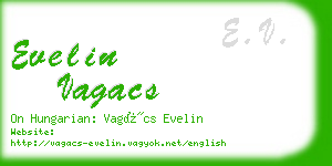 evelin vagacs business card